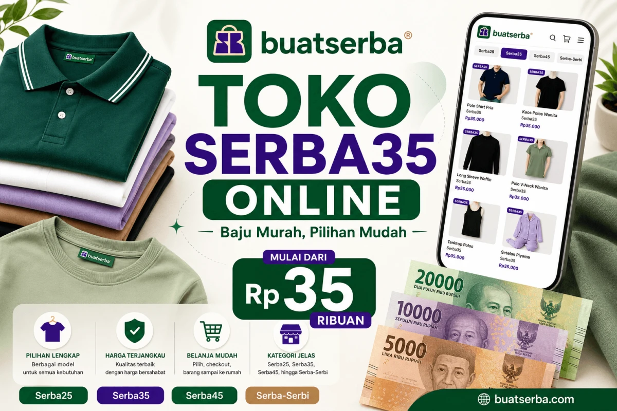 Toko Serba35 Online: Cara Belanja Baju Murah Tanpa Takut Salah Pilih