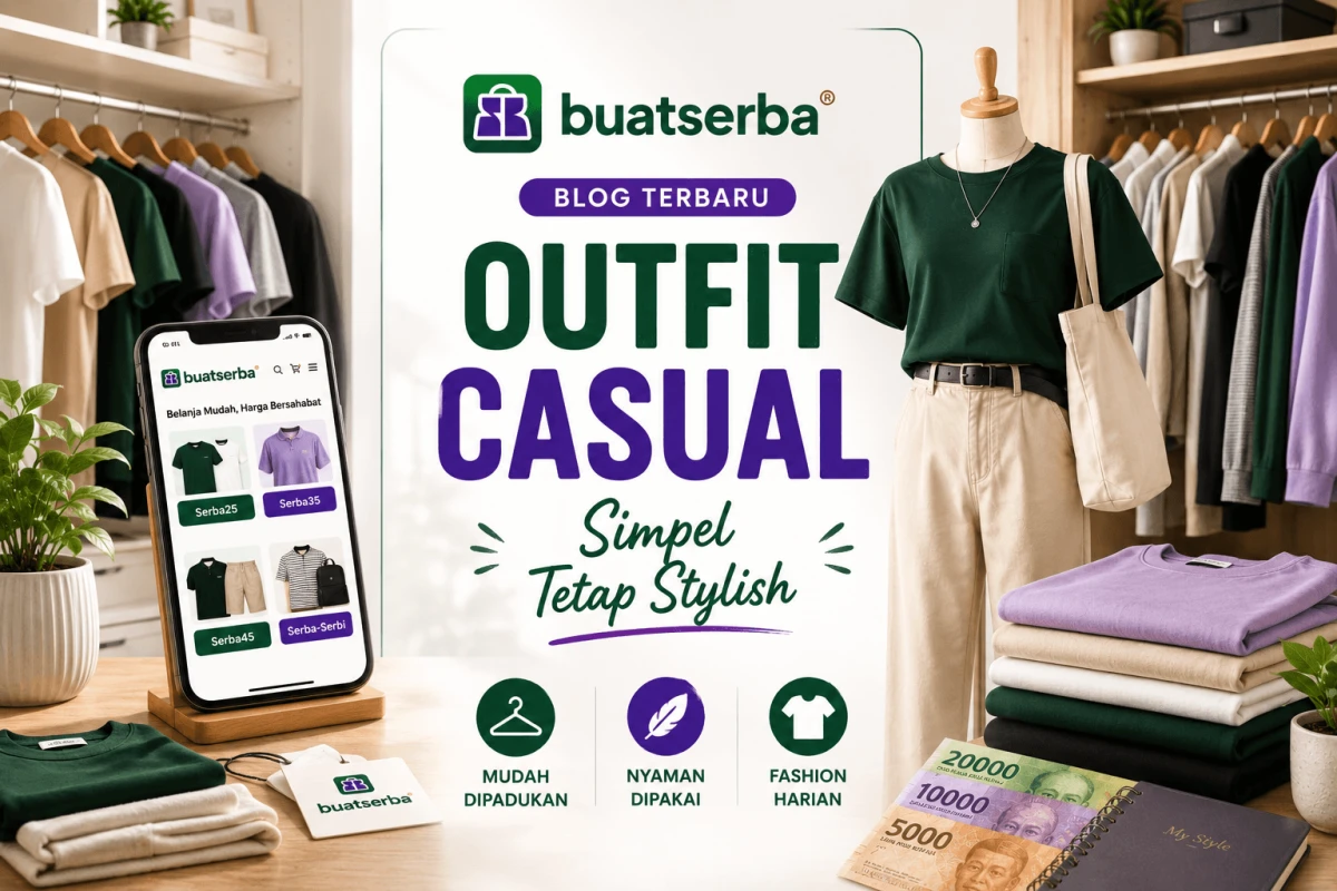 20 Inspirasi Outfit Casual Sehari-hari yang Simpel dan Stylish