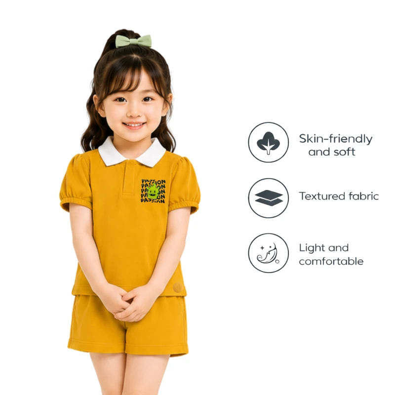 Setelan Anak Perempuan Yellow Passion 3004