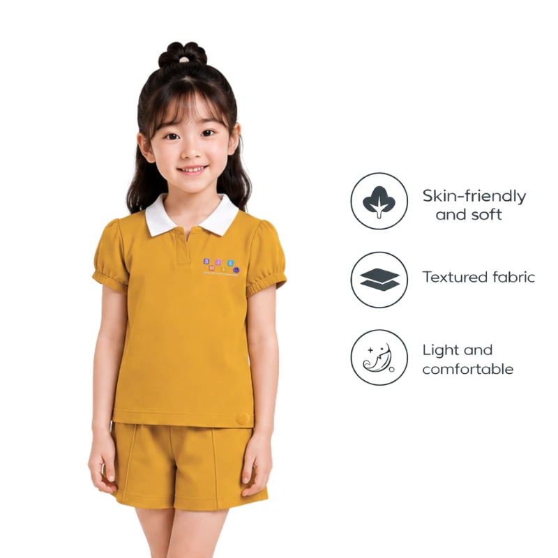 Setelan Anak Perempuan Yellow Happy Everyday 3004