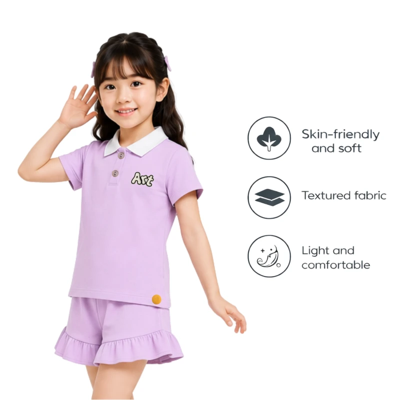 Setelan Anak Perempuan Lilac Art 3005