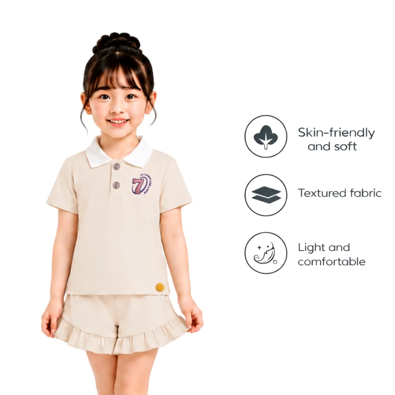 Setelan Anak Perempuan Cream Complish You 3005
