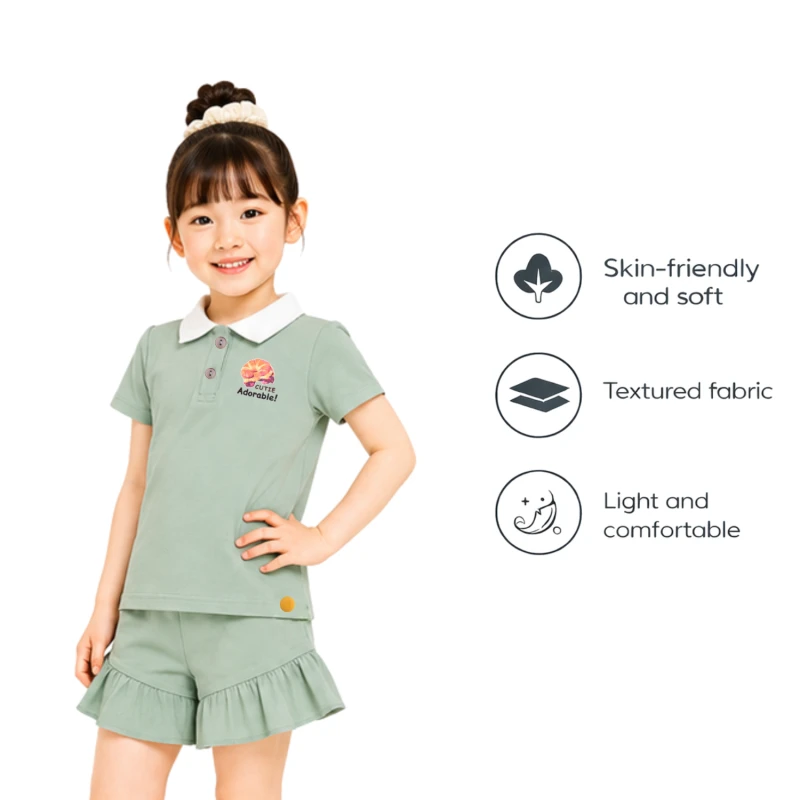 Setelan Anak Perempuan Sage Cutie 3005