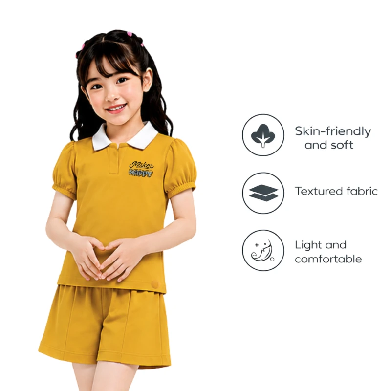 Setelan Anak Perempuan Yellow Makes Happy 3004