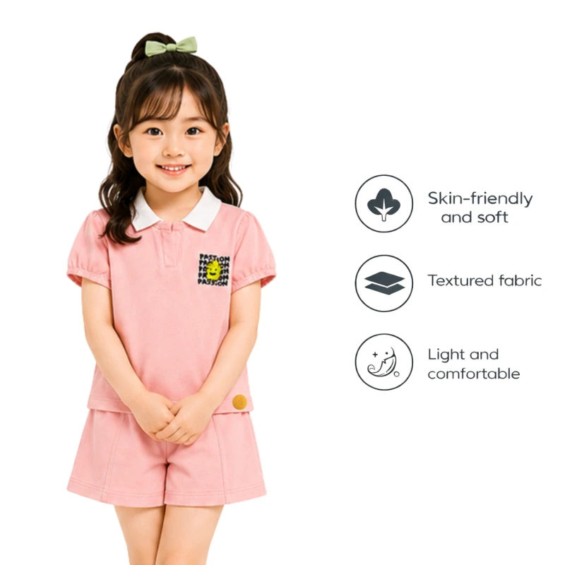 Setelan Anak Perempuan Peach Passion 3004