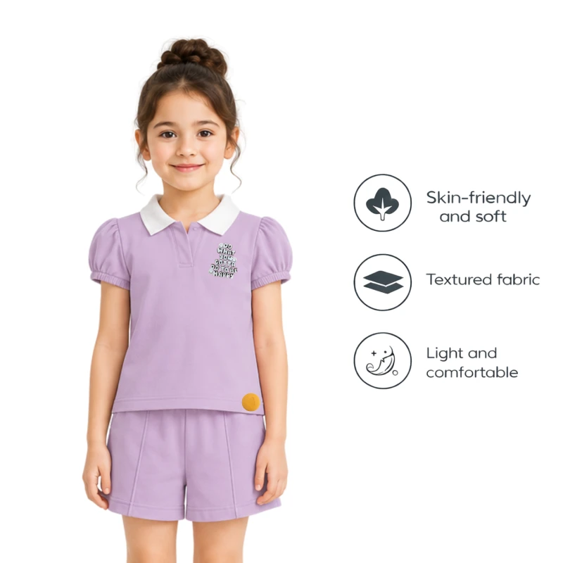 Setelan Anak Perempuan Lilac To Be Happy 3004