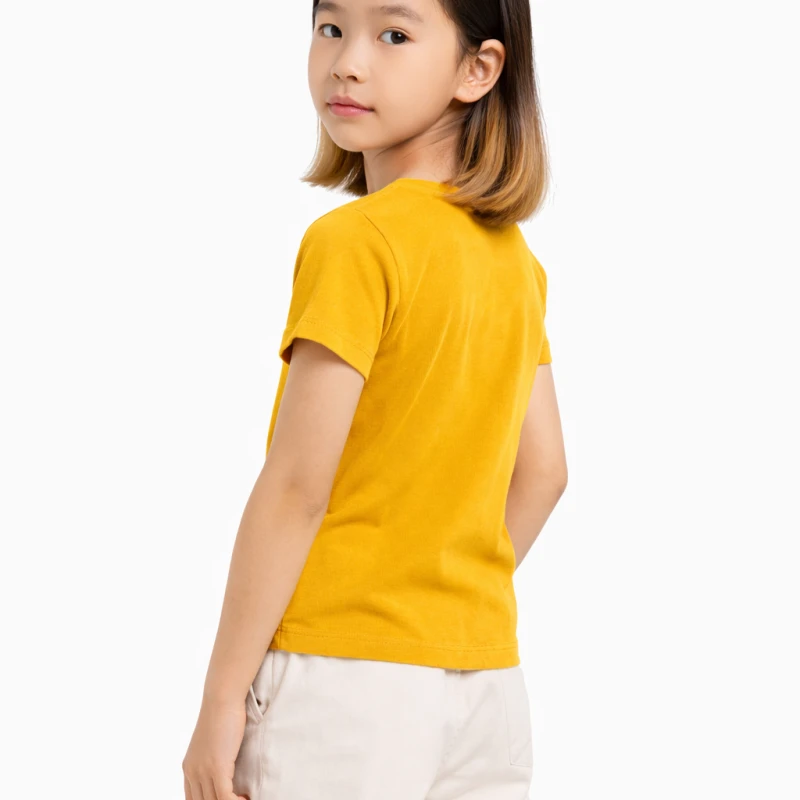 Short Sleeve Wanita Old Navy Basic Tee Yellow