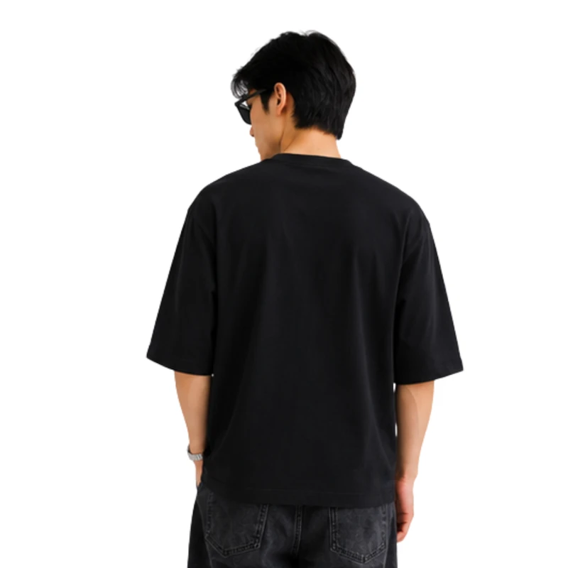 Oversized Basic T-Shirt Premium Black 9008