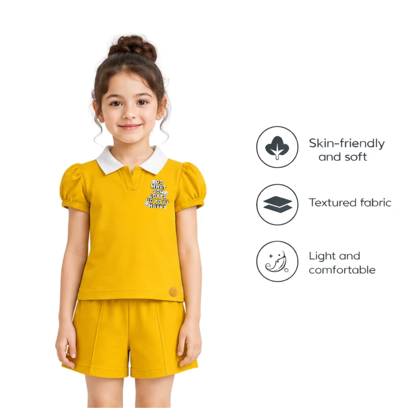 Setelan Anak Perempuan Yellow To Be Happy 3004