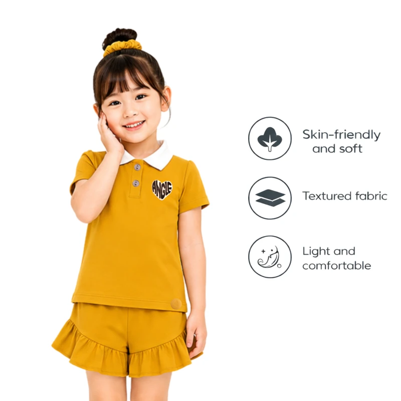 Setelan Anak Perempuan Yellow Angle 3005