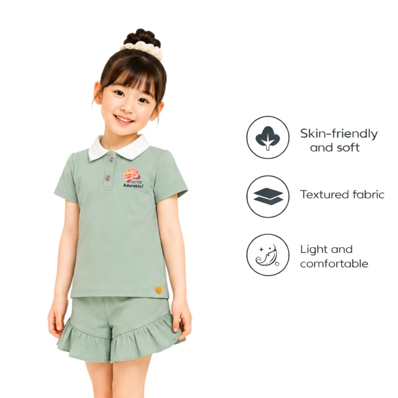 Setelan Anak Perempuan Sage Cutie 3005