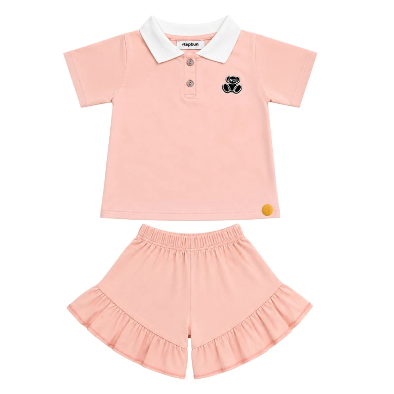 Setelan Anak Perempuan Peach No 3005