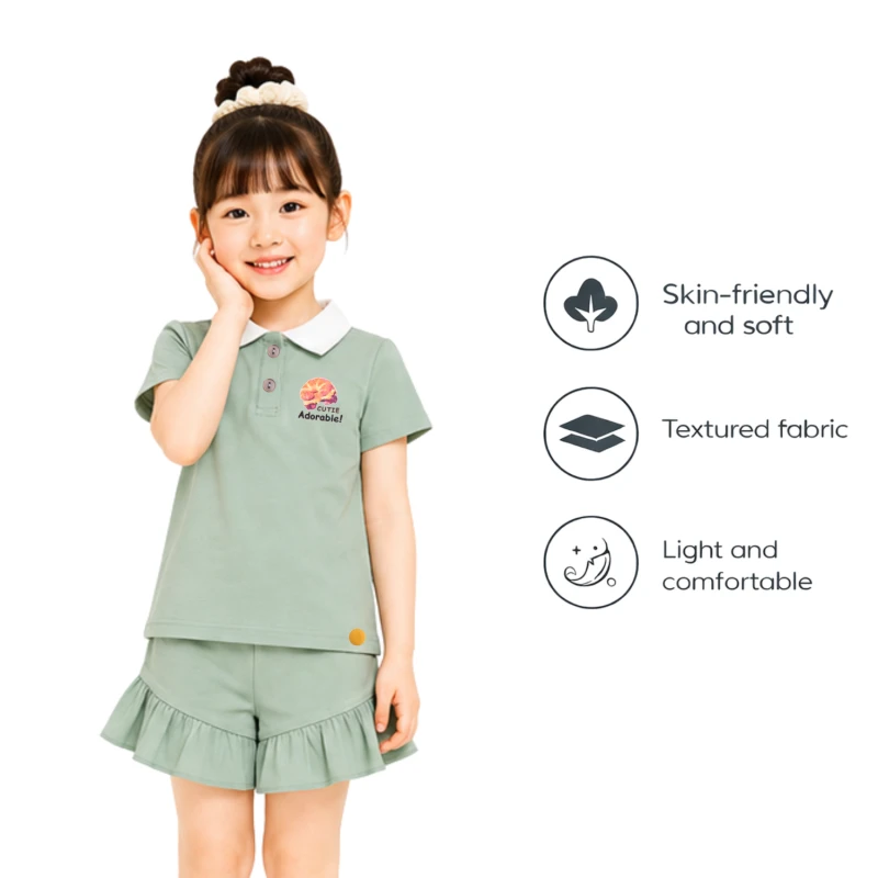 Setelan Anak Perempuan Sage Cutie 3005