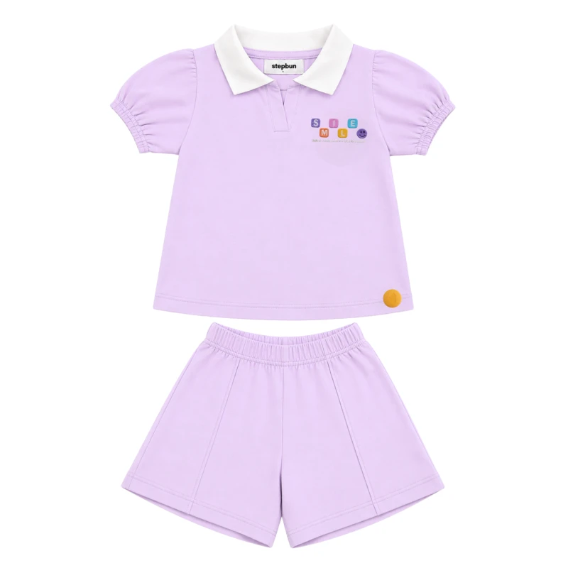 Setelan Anak Perempuan Lilac Summer Mode 3004