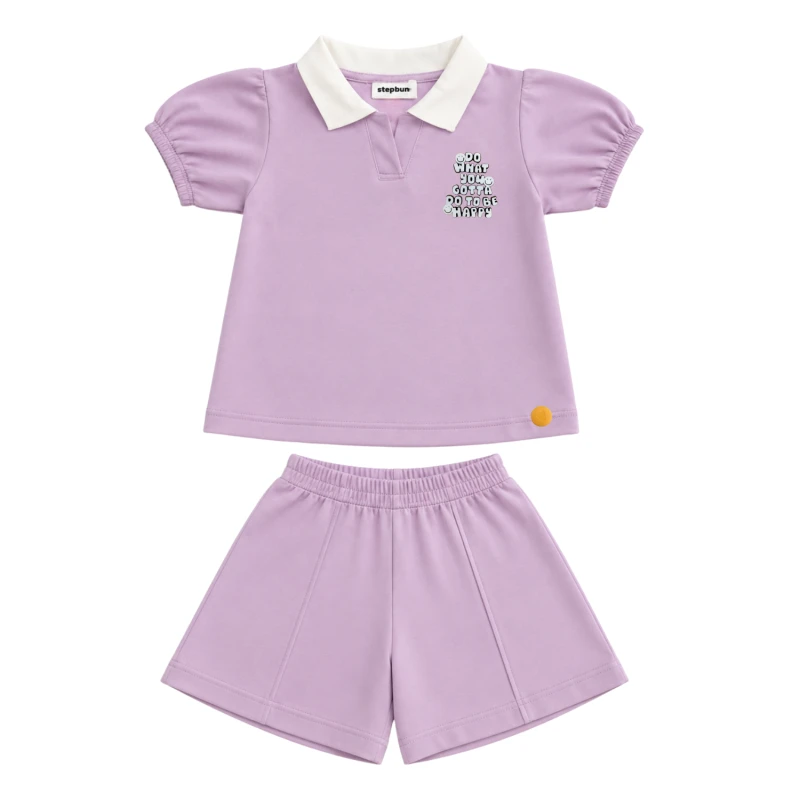 Setelan Anak Perempuan Lilac To Be Happy 3004