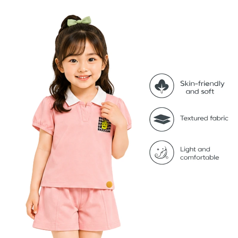 Setelan Anak Perempuan Peach Passion 3004