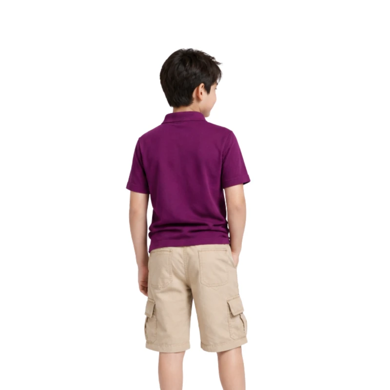 Polo Shirt ungu Casual Look