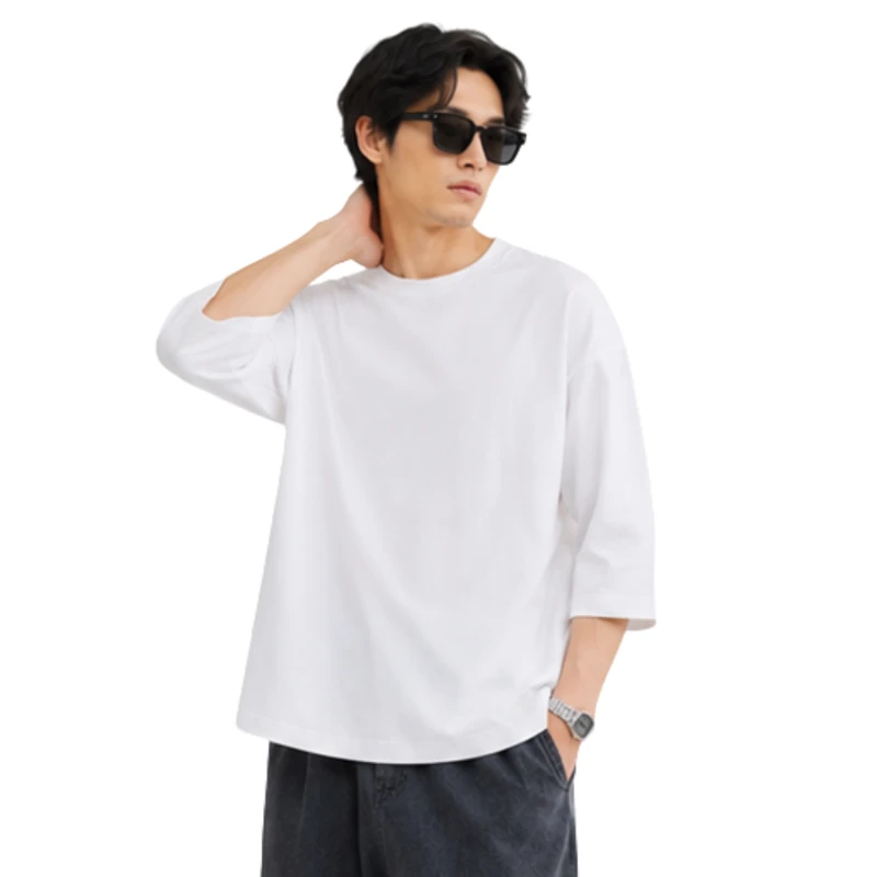 Oversized T-Shirt White Polycot Premium 9007