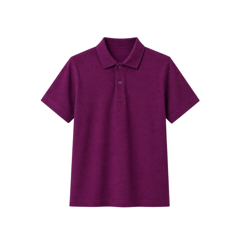 Polo Shirt ungu Casual Look