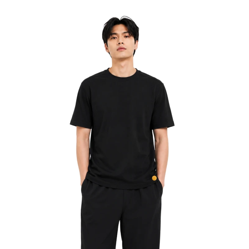 Basic T-Shirt Polycot Premium Black 9009
