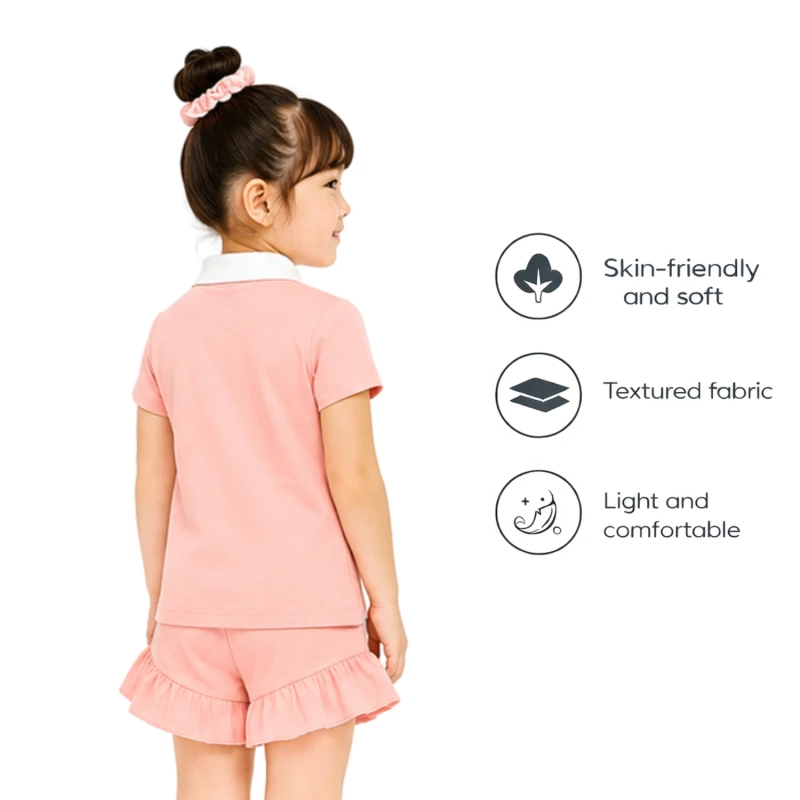 Setelan Anak Perempuan Peach Angle 3005