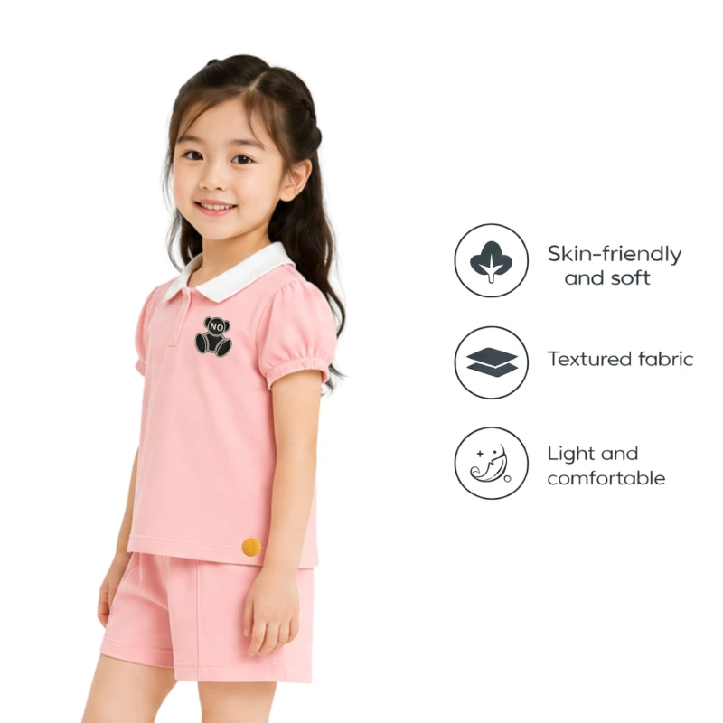 Setelan Anak Perempuan Peach No Bear 3004
