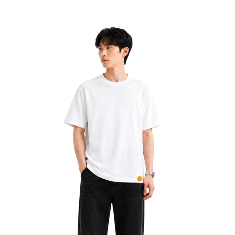 Basic T-Shirt Polycot Premium White 9009