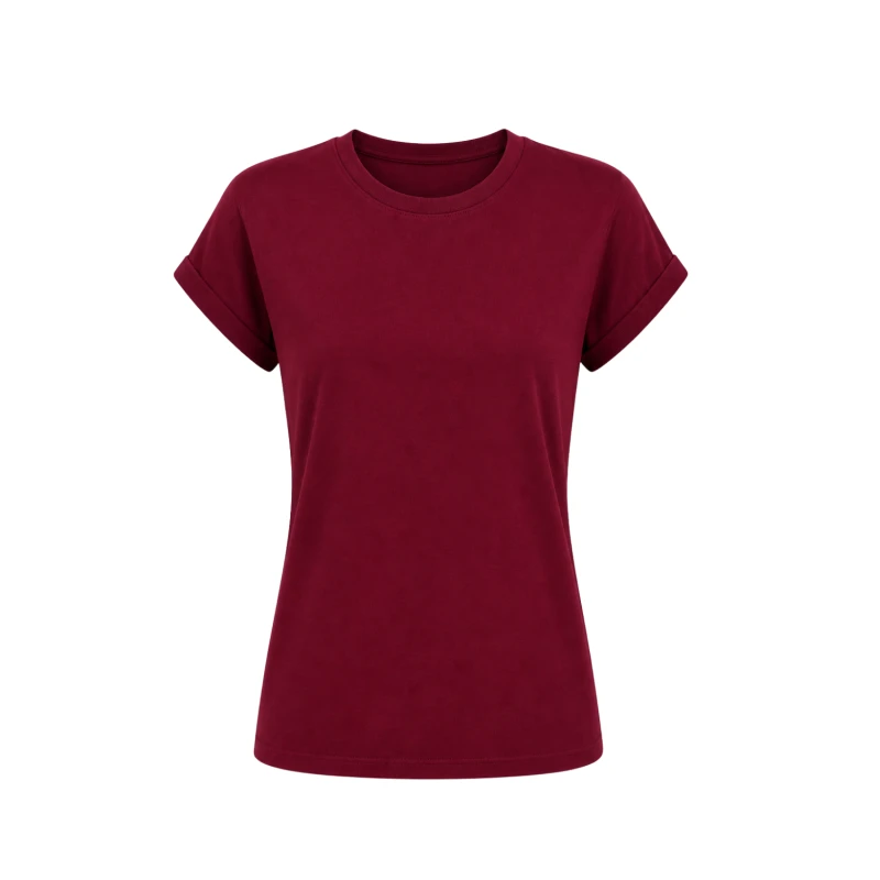 Atasan Wanita O-Neck Maroon