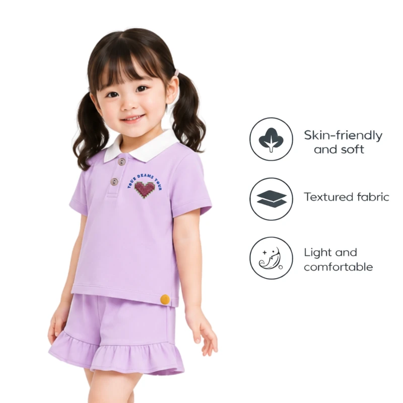 Setelan Anak Perempuan Lilac Your Dreams 3005