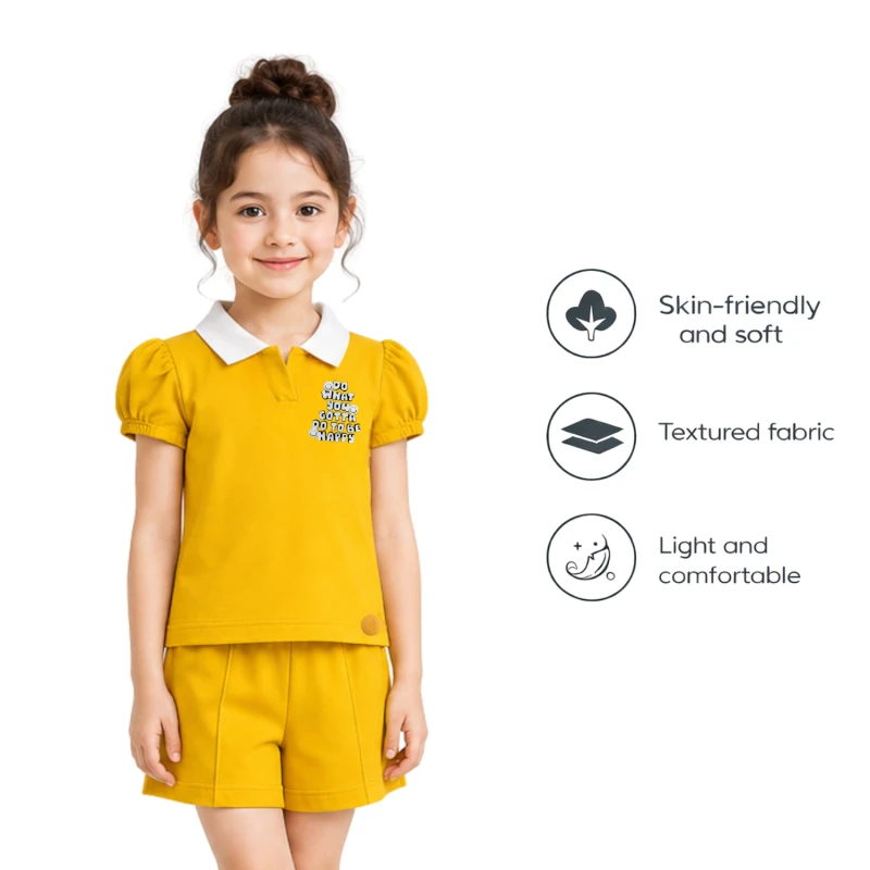 Setelan Anak Perempuan Yellow To Be Happy 3004