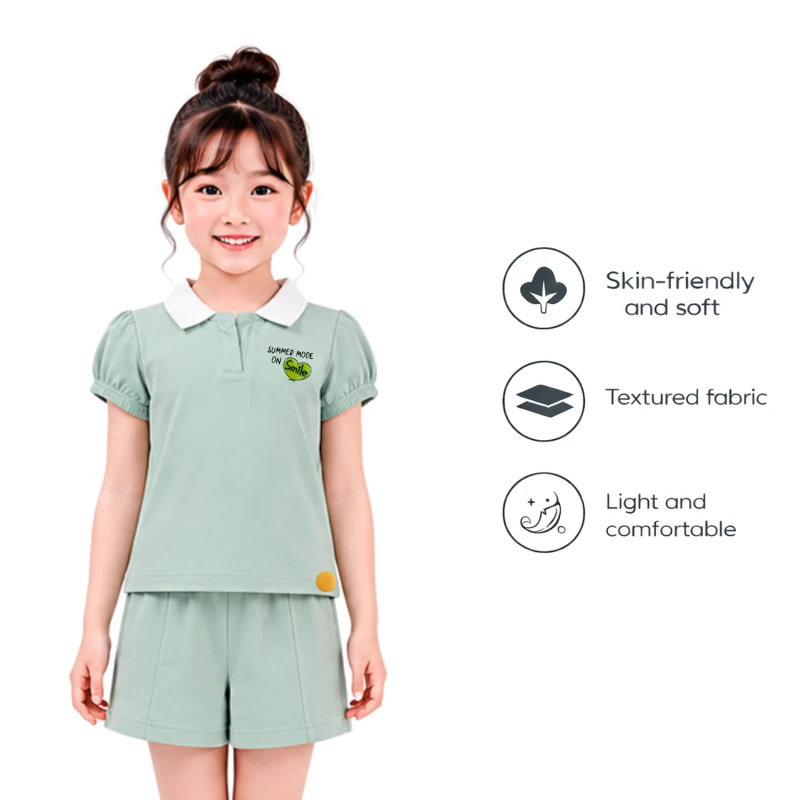 Setelan Anak Perempuan Sage Summer Mode 3004