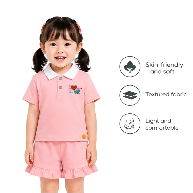 Setelan Anak Perempuan Peach Love Need 3005