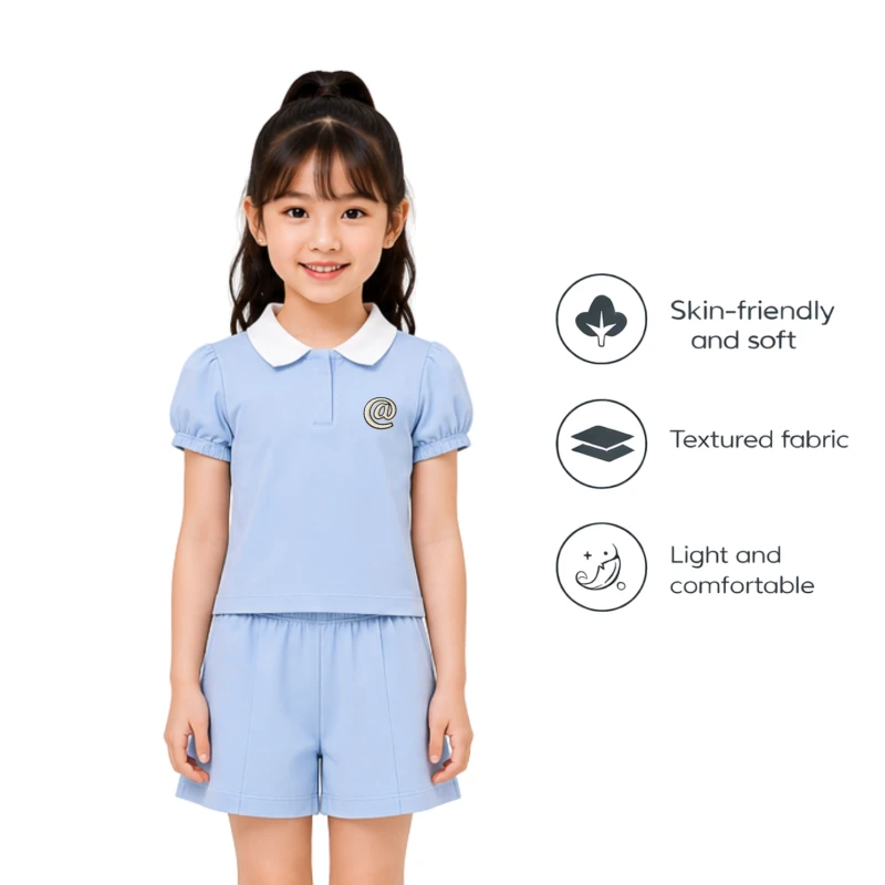 Setelan Anak Perempuan Biru @ 3004