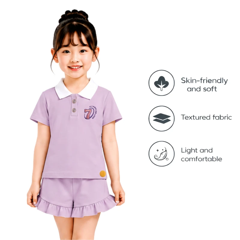 Setelan Anak Perempuan Lilac Complish You 3005