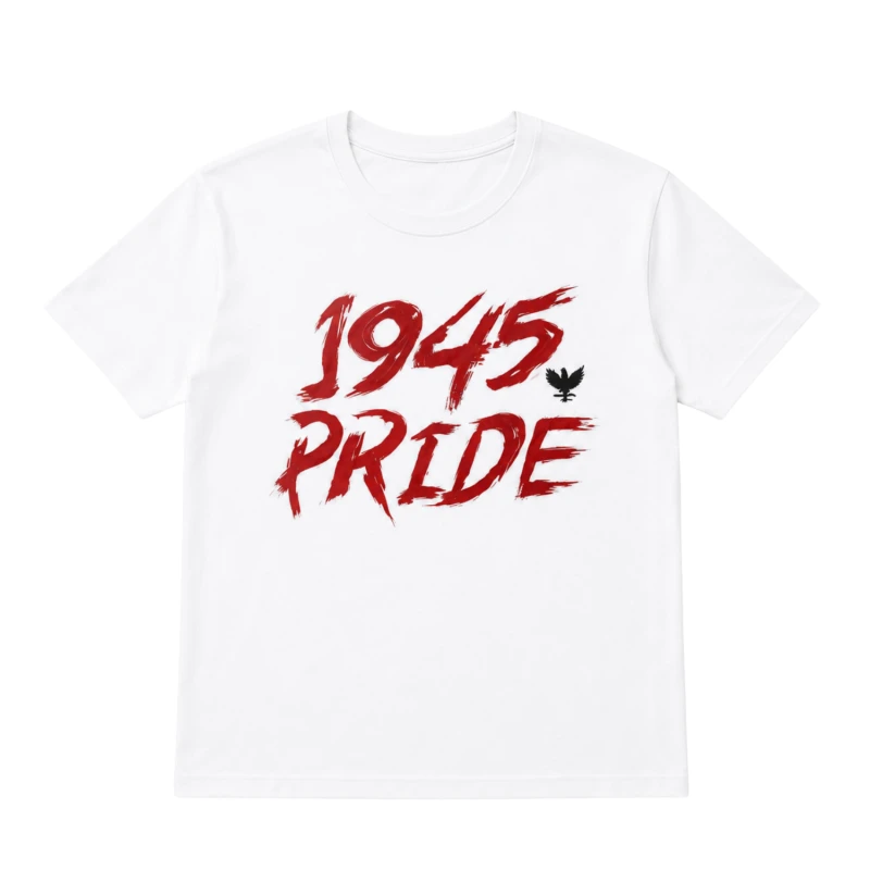 Kaos Pria Grafis 1945 Pride Casual