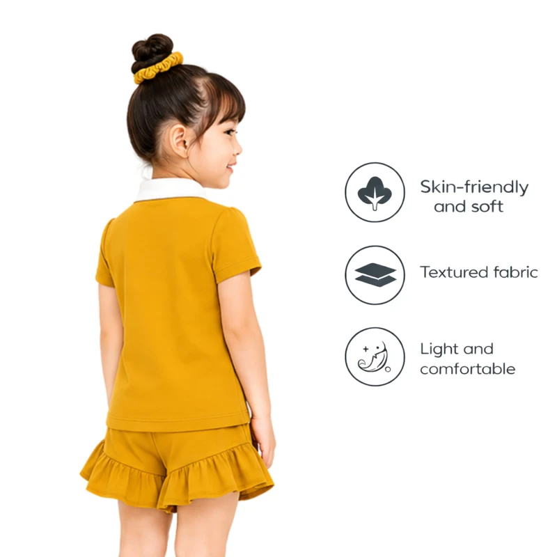 Setelan Anak Perempuan Yellow Angle 3005