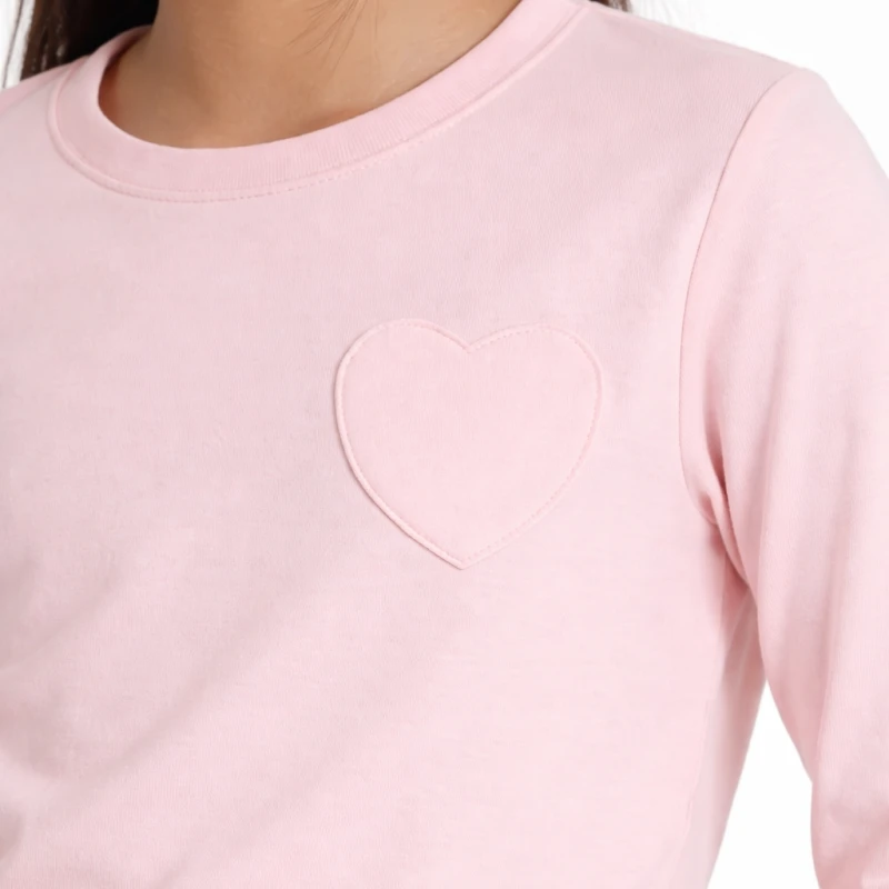 Long Sleeve Wanita Old Navy Basic Tee Pink