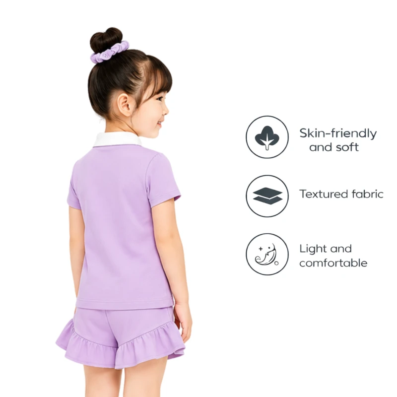Setelan Anak Perempuan Lilac 3005