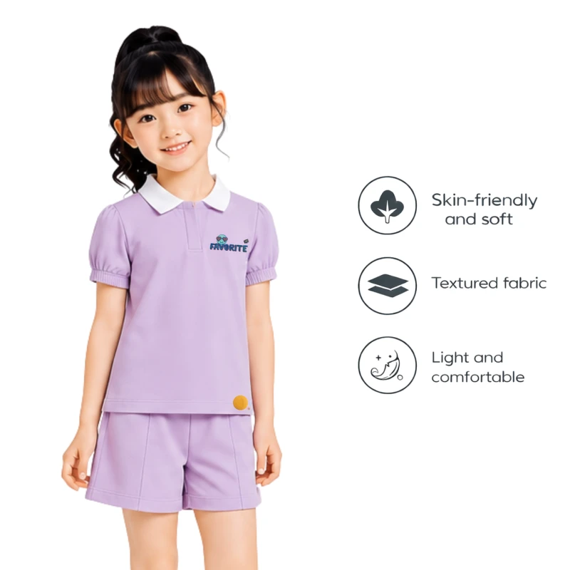 Setelan Anak Perempuan Lilac Favorite 3004