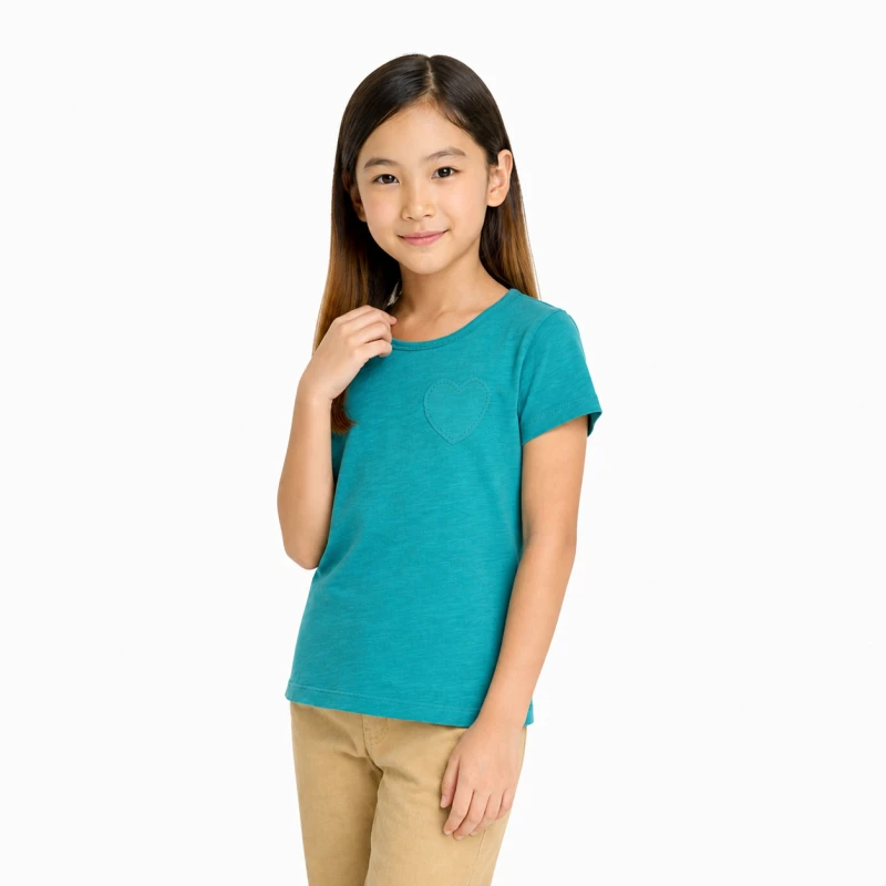 Short Sleeve Wanita Old Navy Basic Tee Tosca
