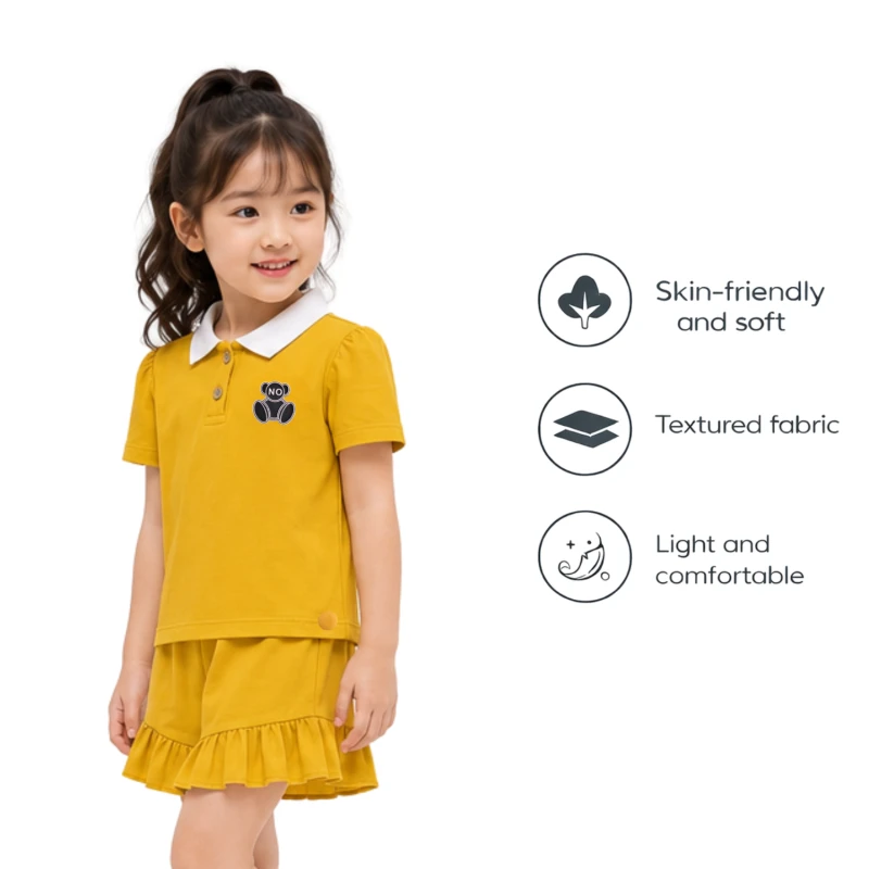 Setelan Anak Perempuan Yellow No 3005