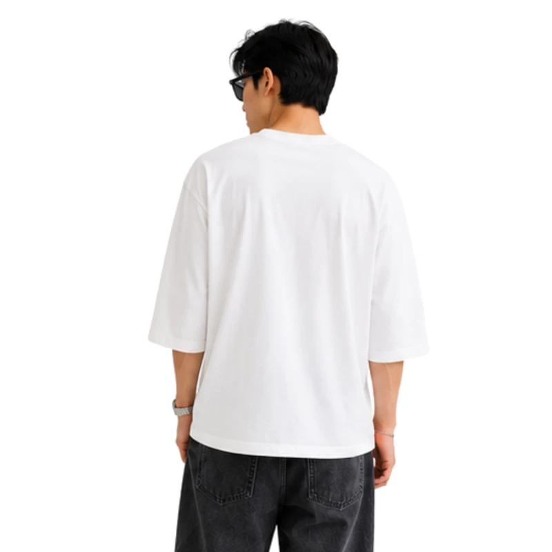 Oversized Basic T-Shirt Premium White 9008