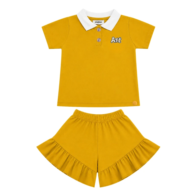 Setelan Anak Perempuan Yellow Art 3005