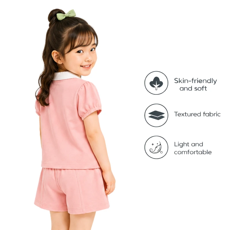 Setelan Anak Perempuan Peach Passion 3004