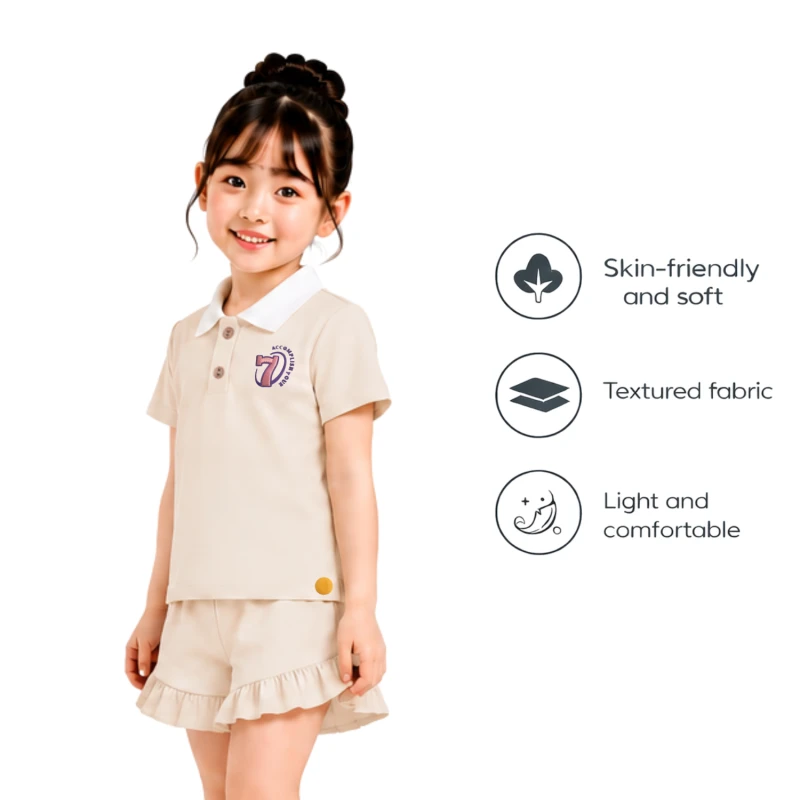 Setelan Anak Perempuan Cream Complish You 3005