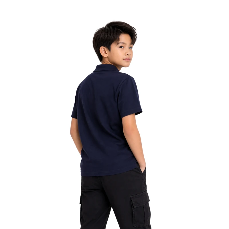 Polo Shirt Navy Casual Look
