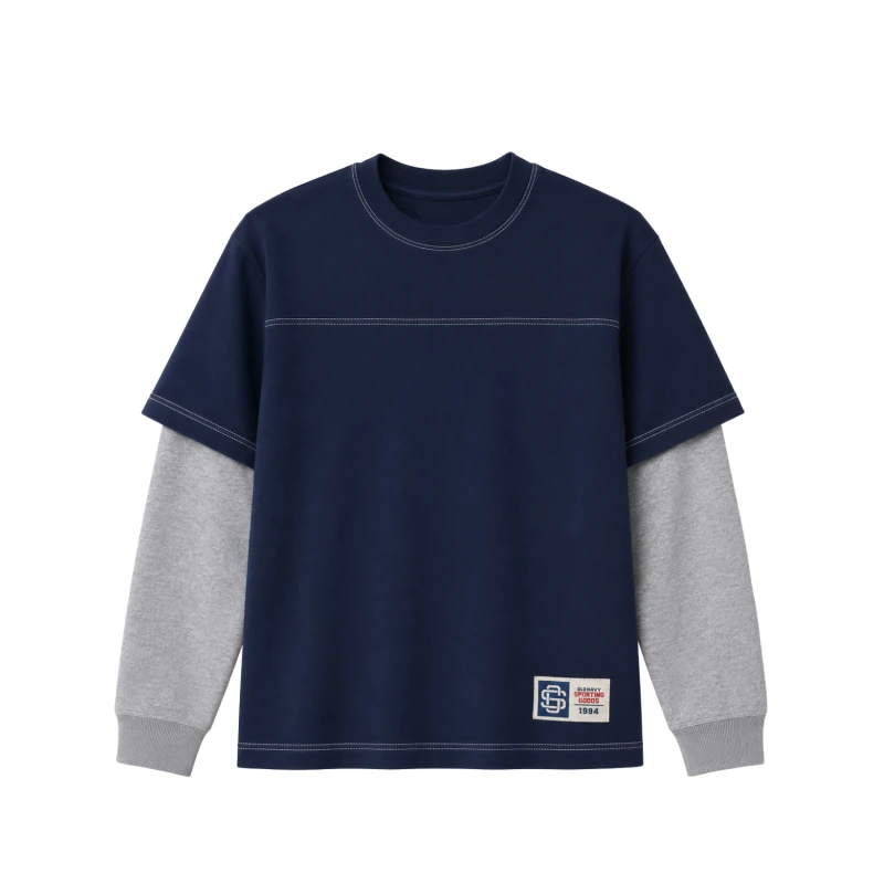 Long Sleeve Waffle Navy - Abu