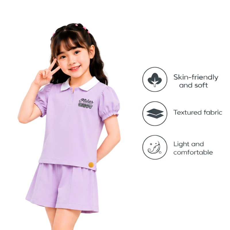 Setelan Anak Perempuan Lilac Makes Happy 3004