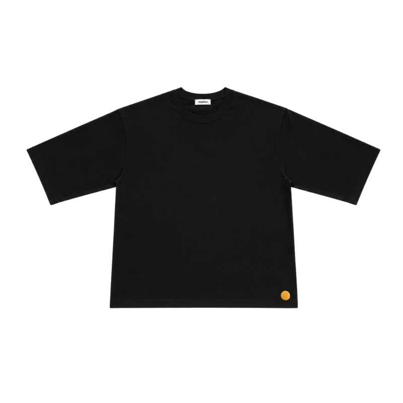 Oversized Basic T-Shirt Premium Black 9008