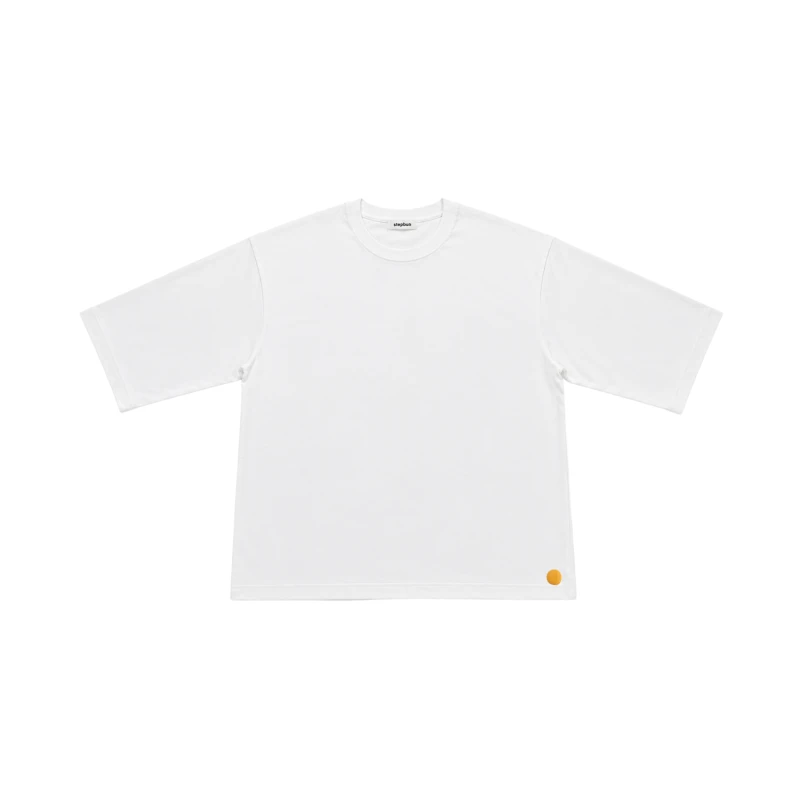 Oversized Basic T-Shirt Premium White 9008